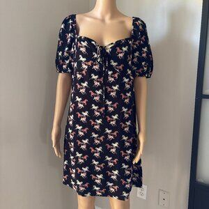 New Noisy May Equestrian Print Summer Dress Size XL
